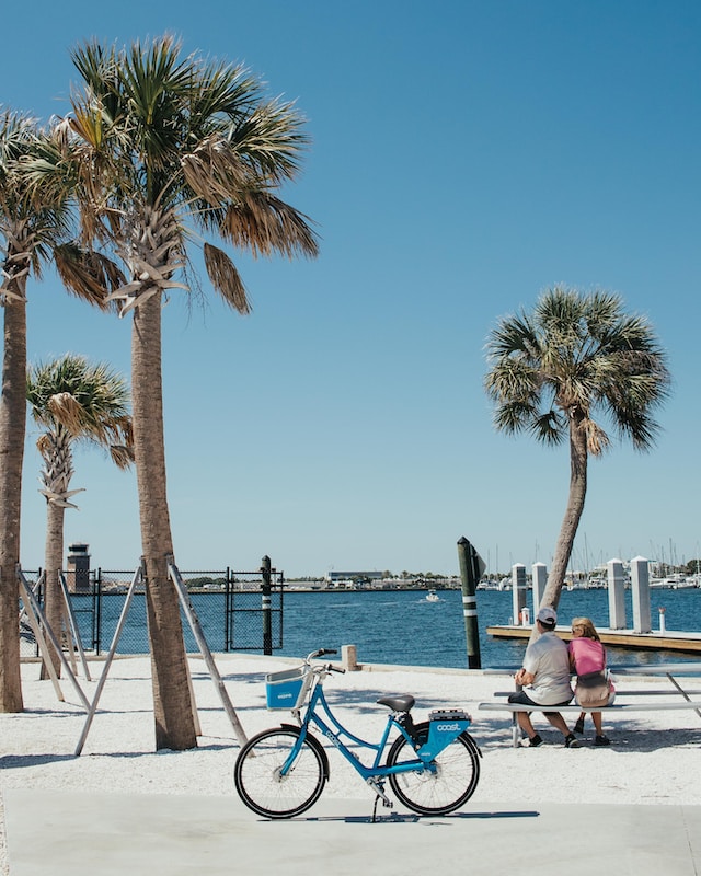 Bike at the beach in Florida.