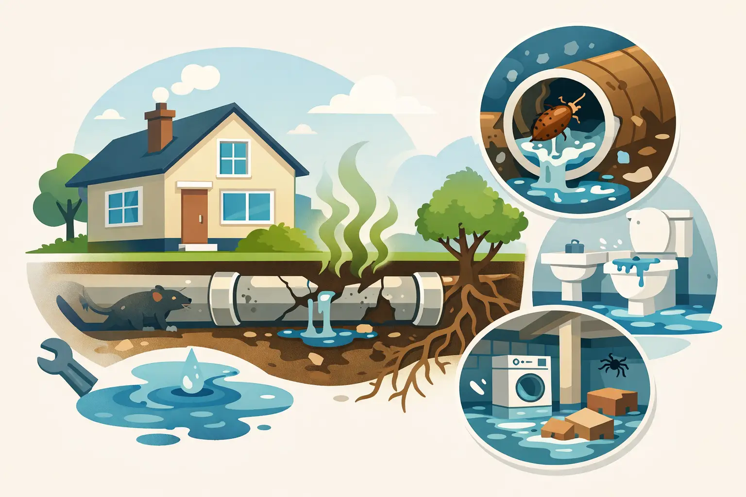 9 Signs of Sewer Line Damage at Home
