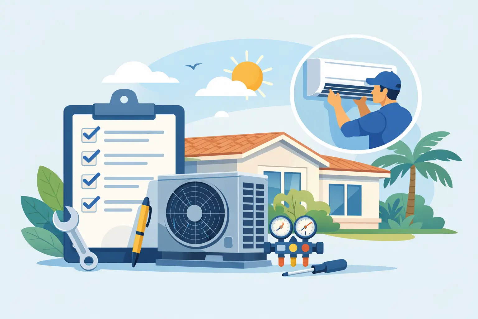 AC Tune Up Checklist for Florida Homes