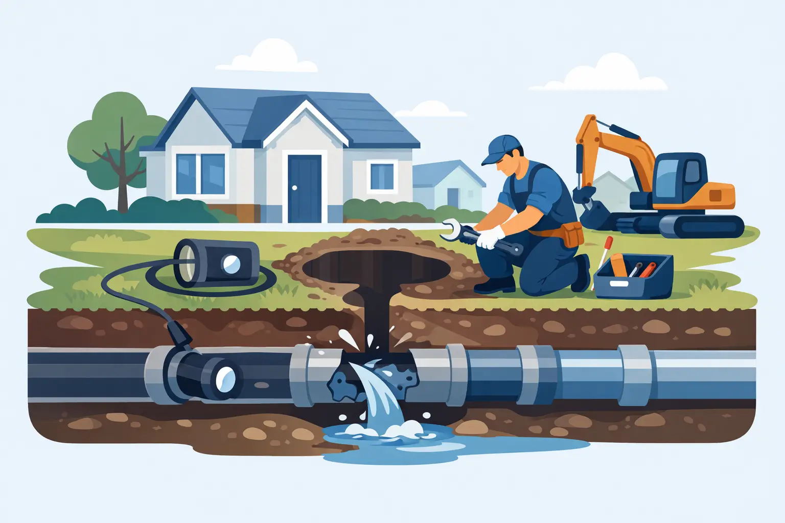 Homeowner Guide to Sewer Line Repair