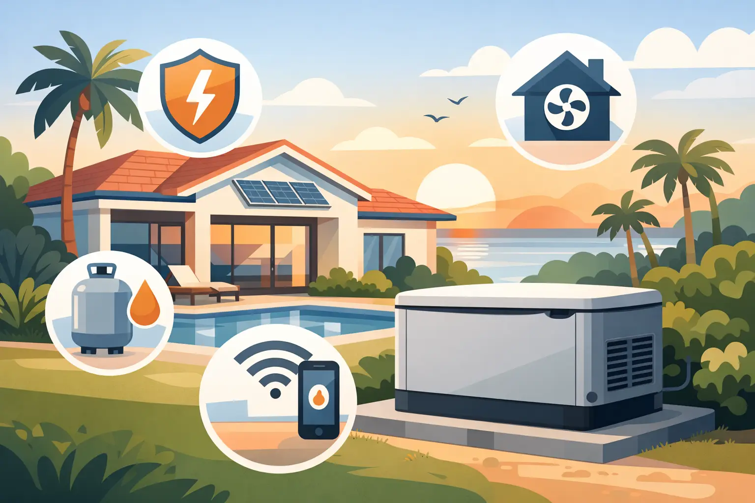 Best Home Generator Features for Florida Homes