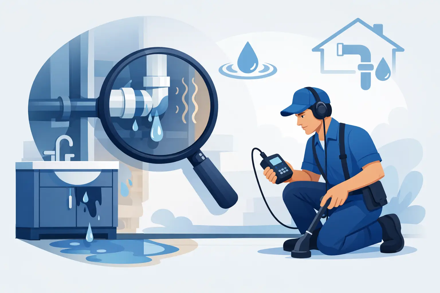 Leak Detection Service for Hidden Plumbing Leaks