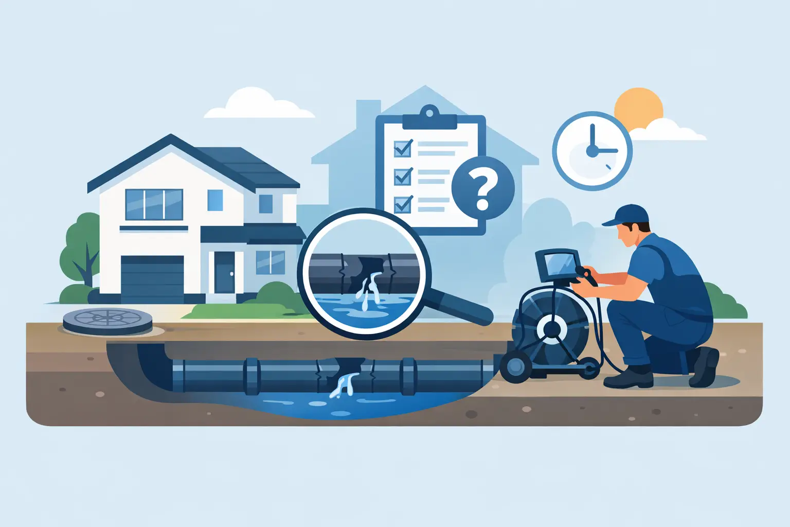 When to Schedule a Sewer Line Inspection
