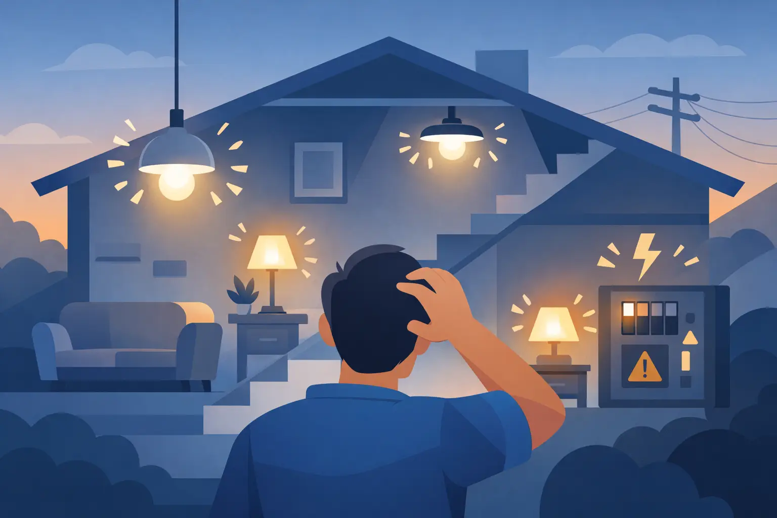 Why Lights Keep Flickering Around Your Home