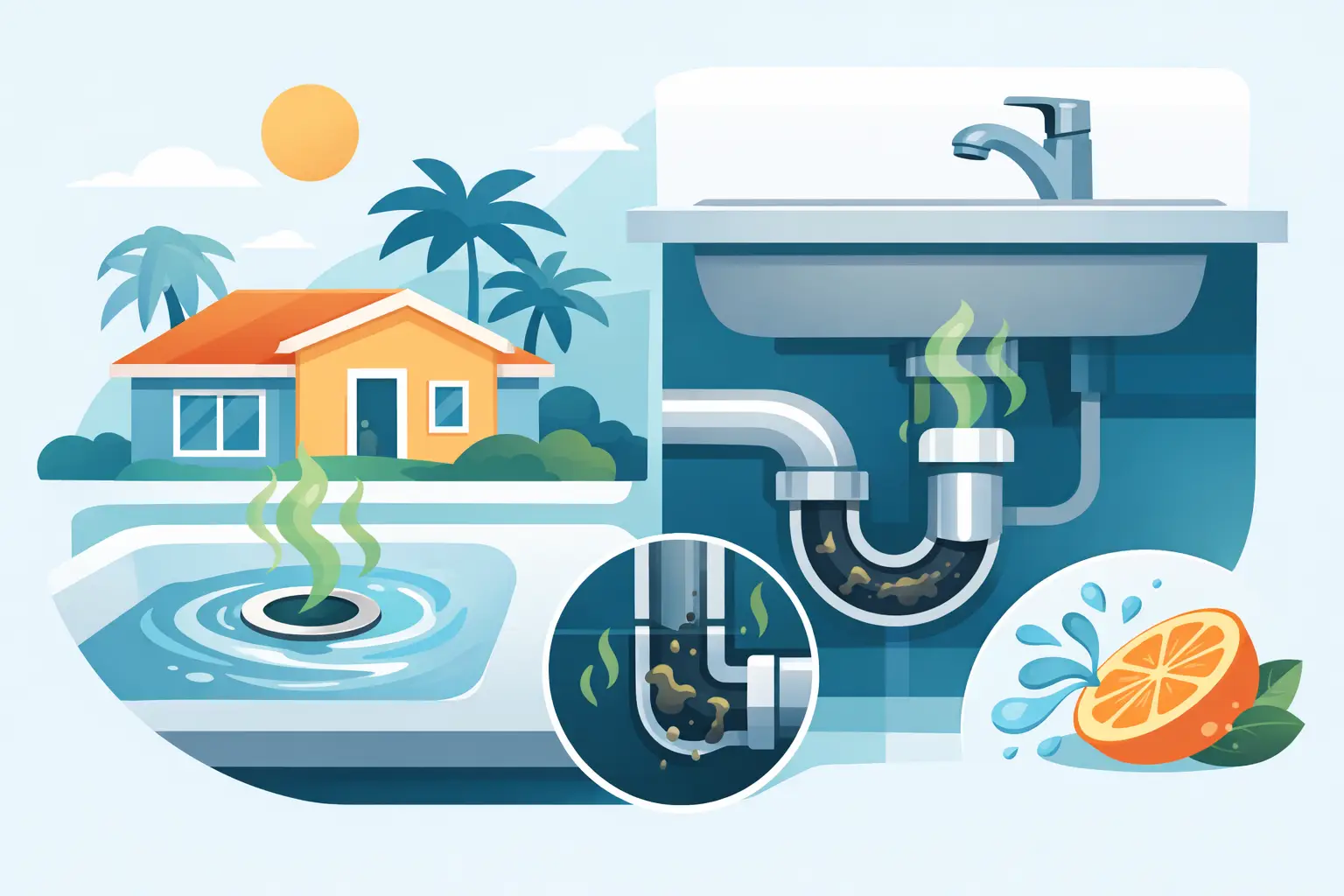 How to Stop Drain Odors in Your Florida Home