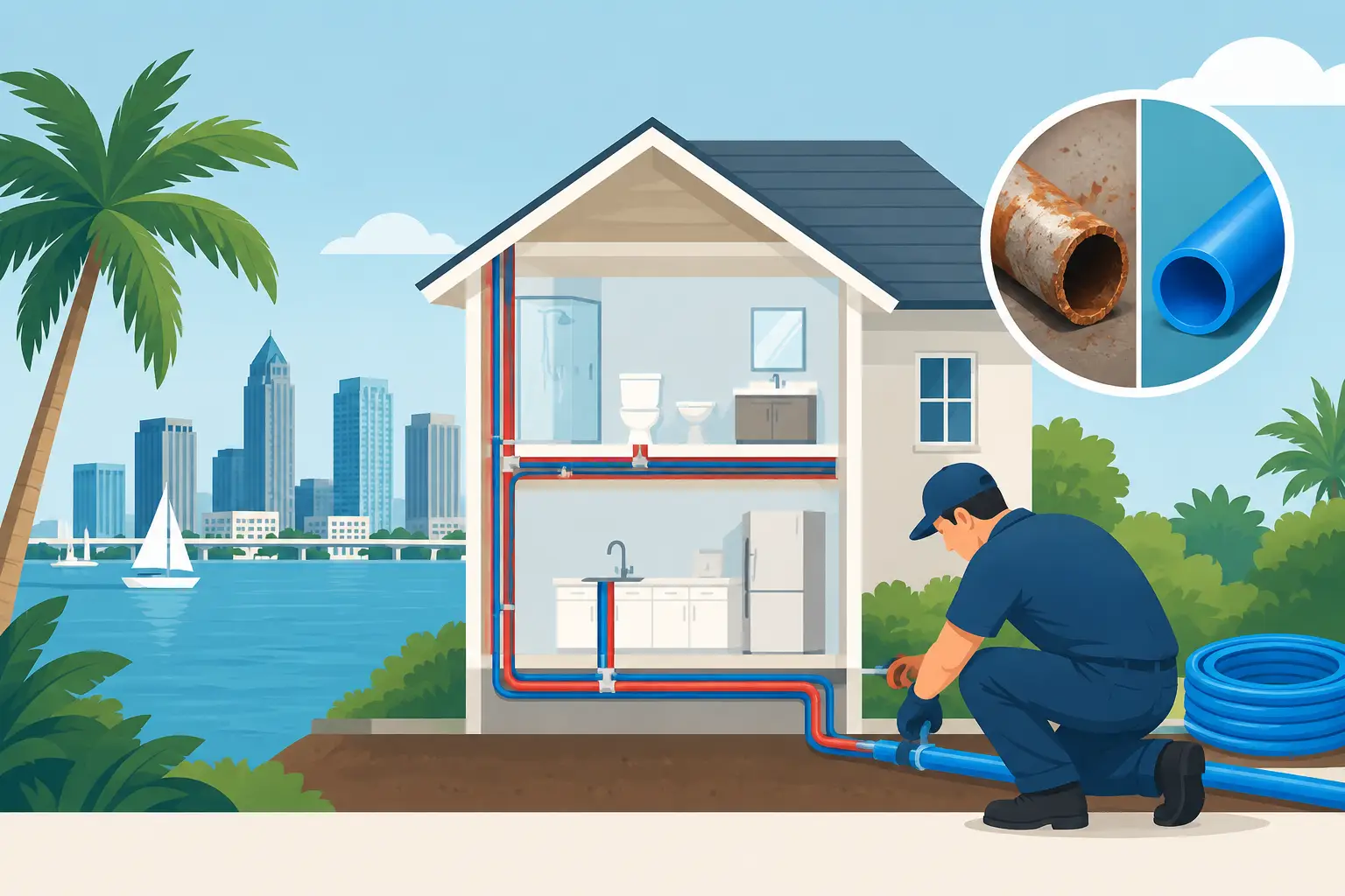 Whole Home Repiping Case Study: A Tampa Fix