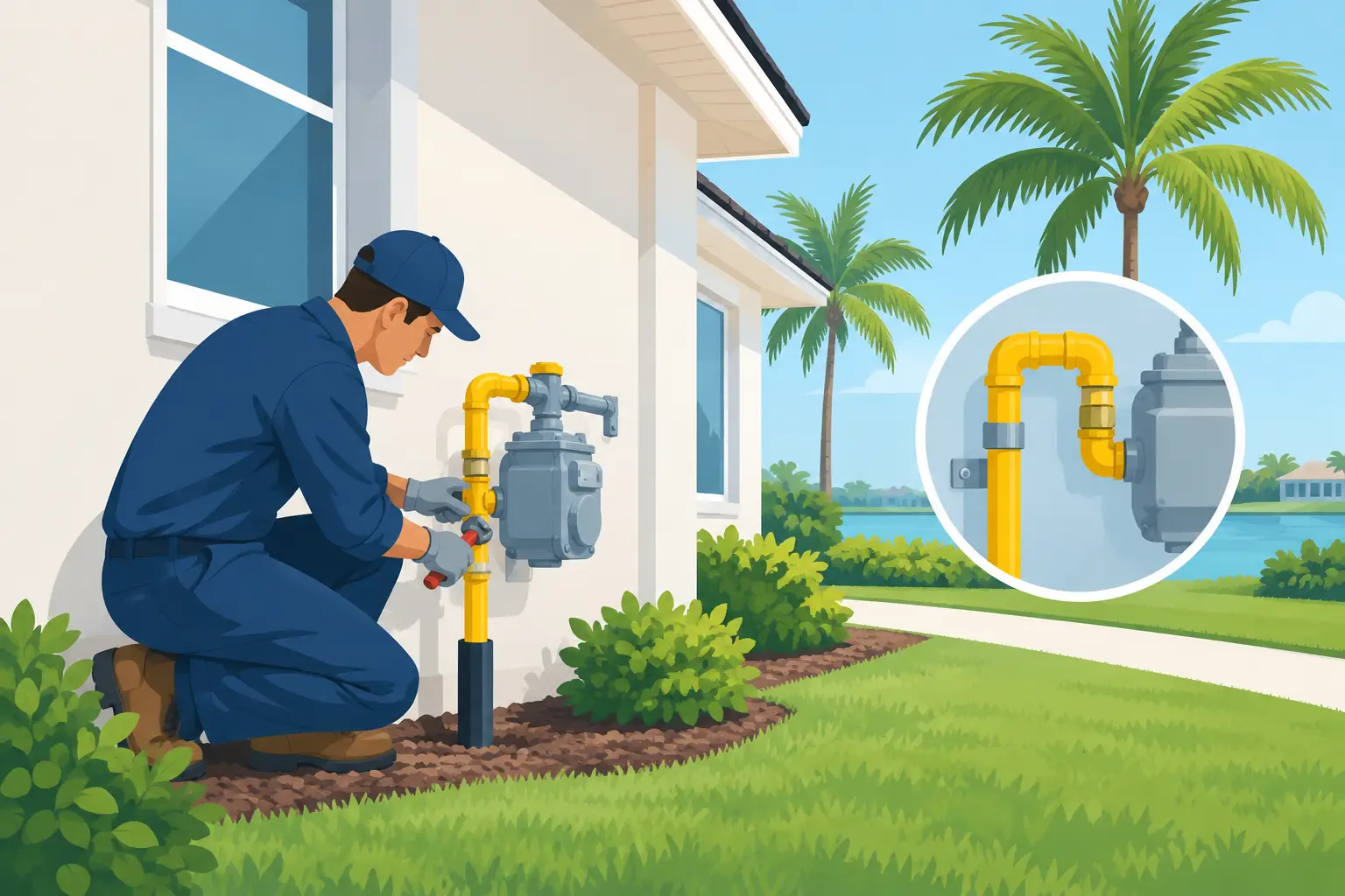 Gas Line Installation Guide for Florida Homes