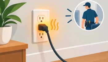Why Outlets Feel Warm and When to Call an Electrician